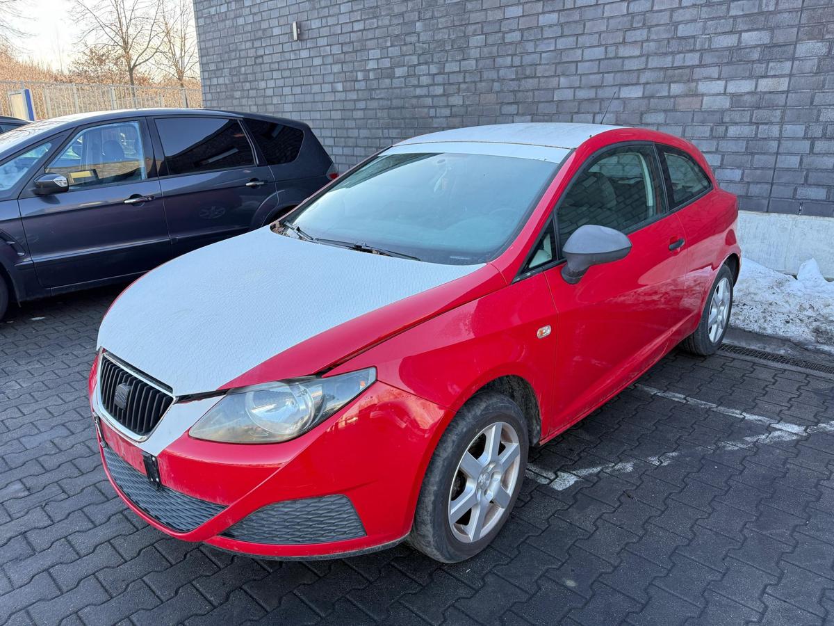 Seat Ibiza 6J original Sto&szlig;stange Sto&szlig;f&auml;nger hinten LS3H Emociont 3 T&uuml;rer BJ09